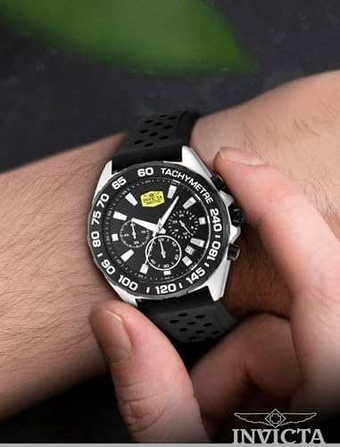 Invicta Coalition Forces Masculino 43 mm Aço Inoxidável Preto +
